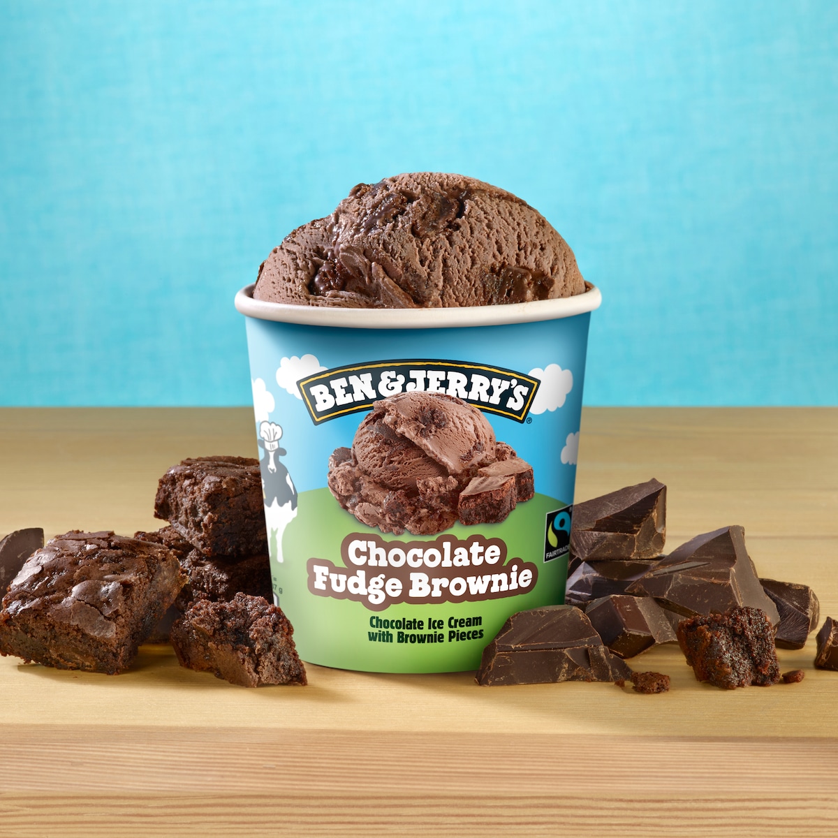 Chocolate Fudge Brownie Eiscreme Pint 4 / 5